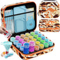 ARTDOT 60 Slots Storage Container for Diamond Art Kits for Adults, Portable Bead Storage Boxes for Diamond Painting Accessories and Tools