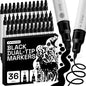 ARTISTRO Dual-Tip Acrylic Paint Marker Pens - Set of 36