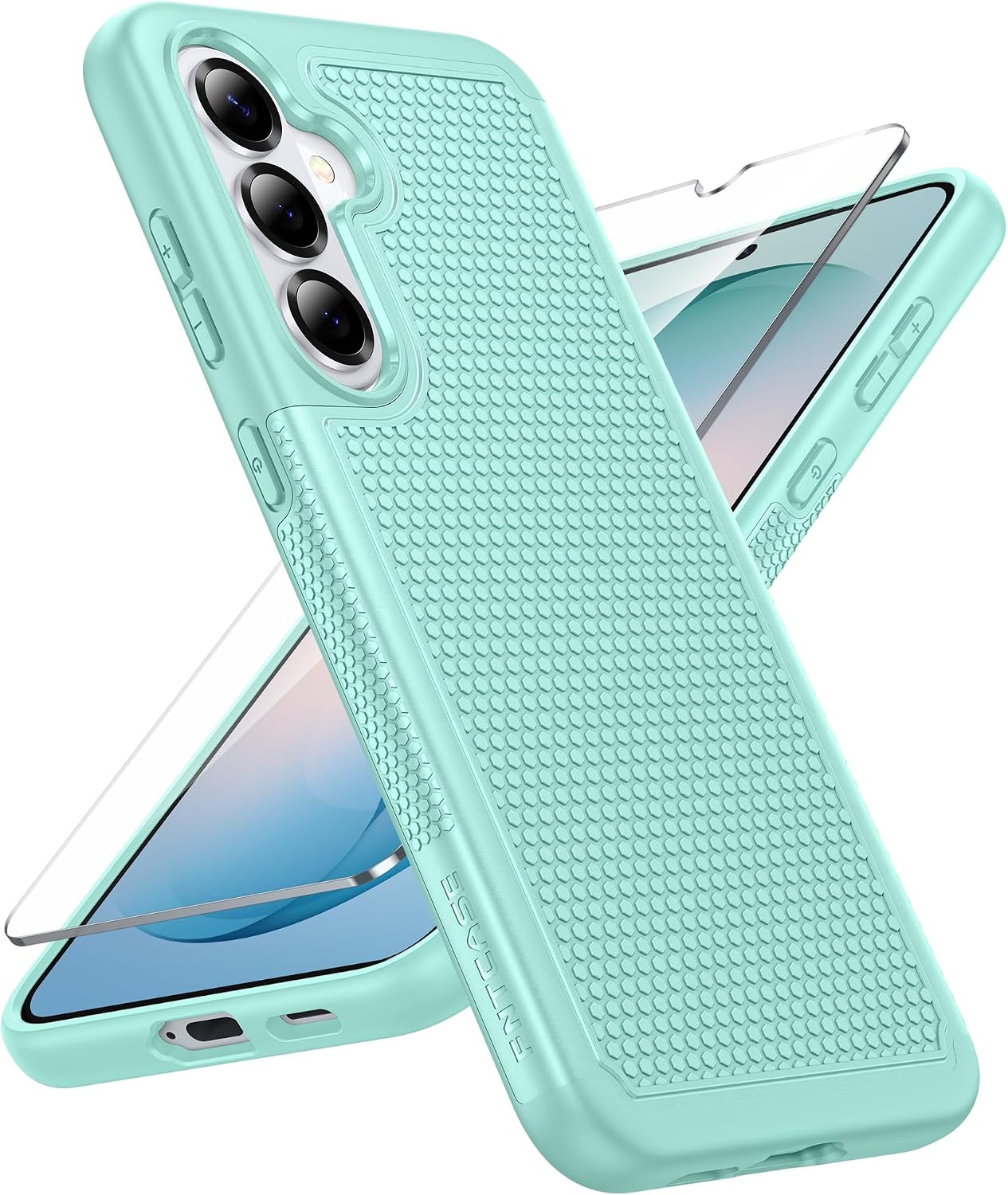 FNTCASE for Google Pixel 10 / Pixel 10 Pro Case: Soft TPU Non Slip Blue
