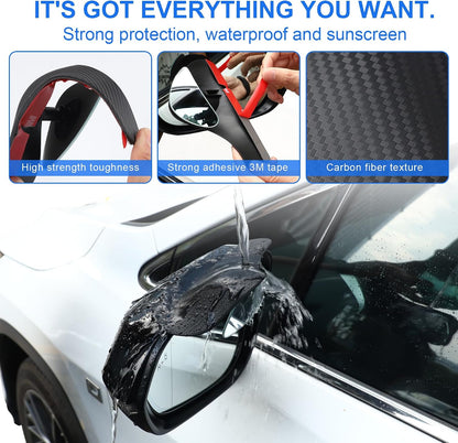LivTee Blind Spot Car Mirror, HD Glass Frameless Convex Side Mirror Blindspot, Wide Angle Rear View Mirrors for SUVs, Trucks and RVs - Car Accessories