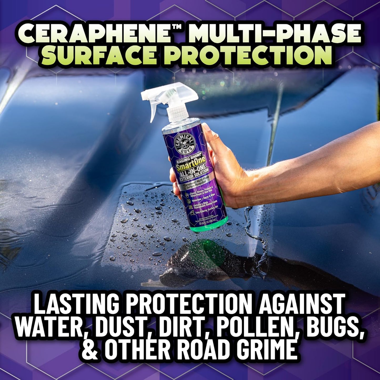 Chemical Guys, Total Interior Cleaner, Protectant & Car Detailer, 16 oz
