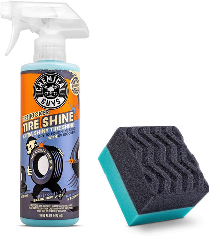 Chemical Guys, Tire Kicker Extra Glossy Tire Shine Spray, Dry Touch, 16 oz