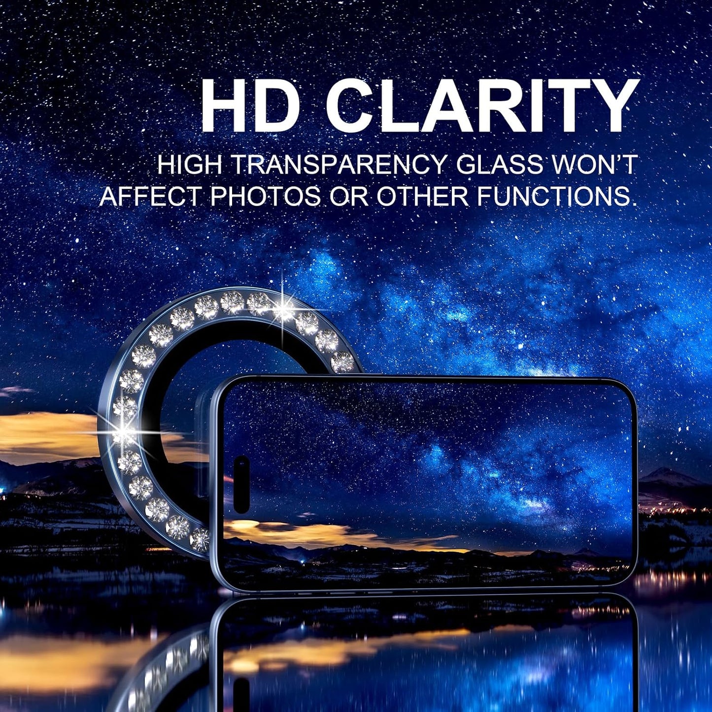 Choiche for iPhone 16 Pro/iPhone 16 Pro Max Camera Lens Protector