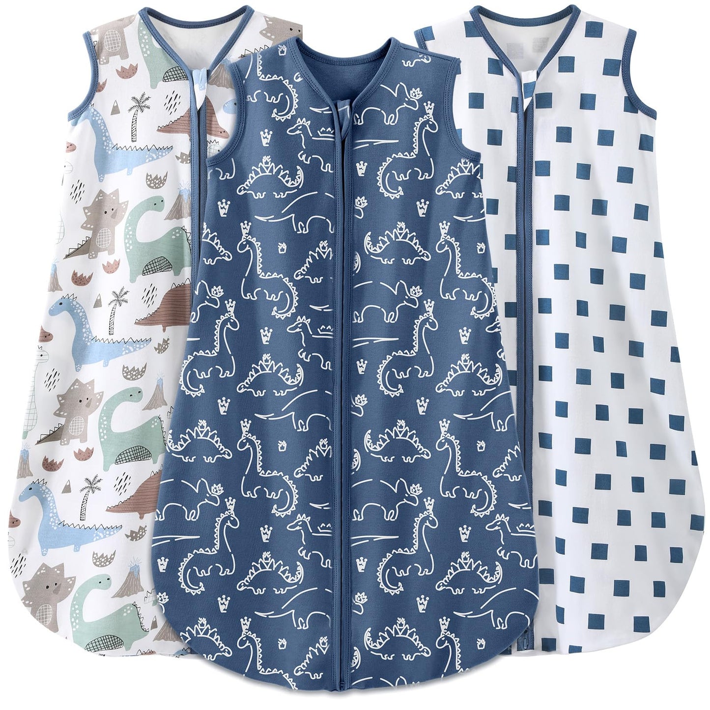 Yoofoss Baby Sleep Sack 0-6 Month 0.5TOG 100% Organic Cotton 2-Way Zipper