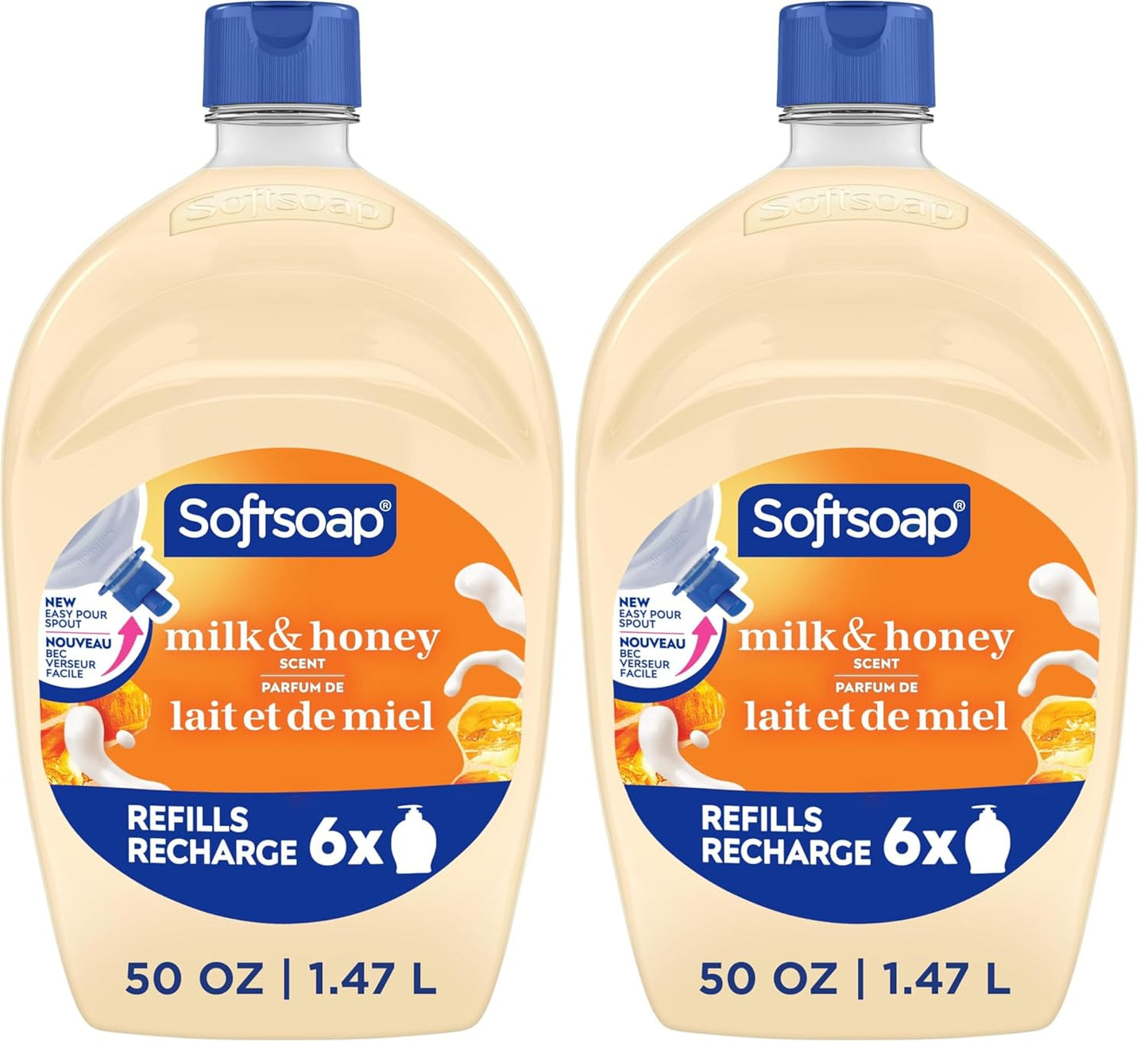 Softsoap Antibacterial Liquid Hand Soap, White Tea & Berry Scent, 50 fl oz