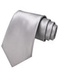 JEMYGINS Solid Color Tie Mens Necktie for Business and Wedding