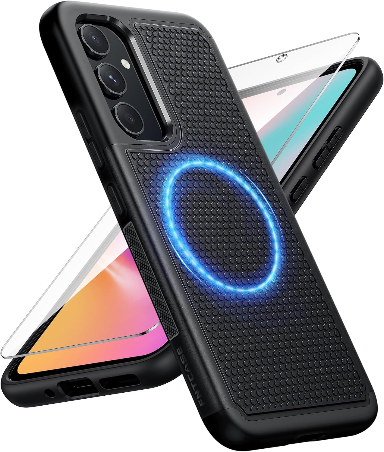 FNTCASE for Google Pixel 10 / Pixel 10 Pro Case: Soft TPU Non Slip Blue