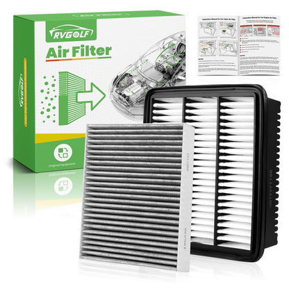Engine+Cabin Air Filter Fit for 2014-2020 Rogue, 2017-2022 Rogue Sport