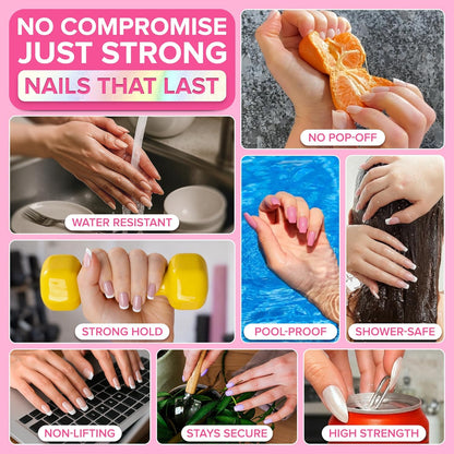 NYK1 Super Strong Nail Glue for Press On Nails, Nail Tips & Acrylics | 8ml