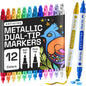 ARTISTRO Dual-Tip Acrylic Paint Marker Pens - Set of 36
