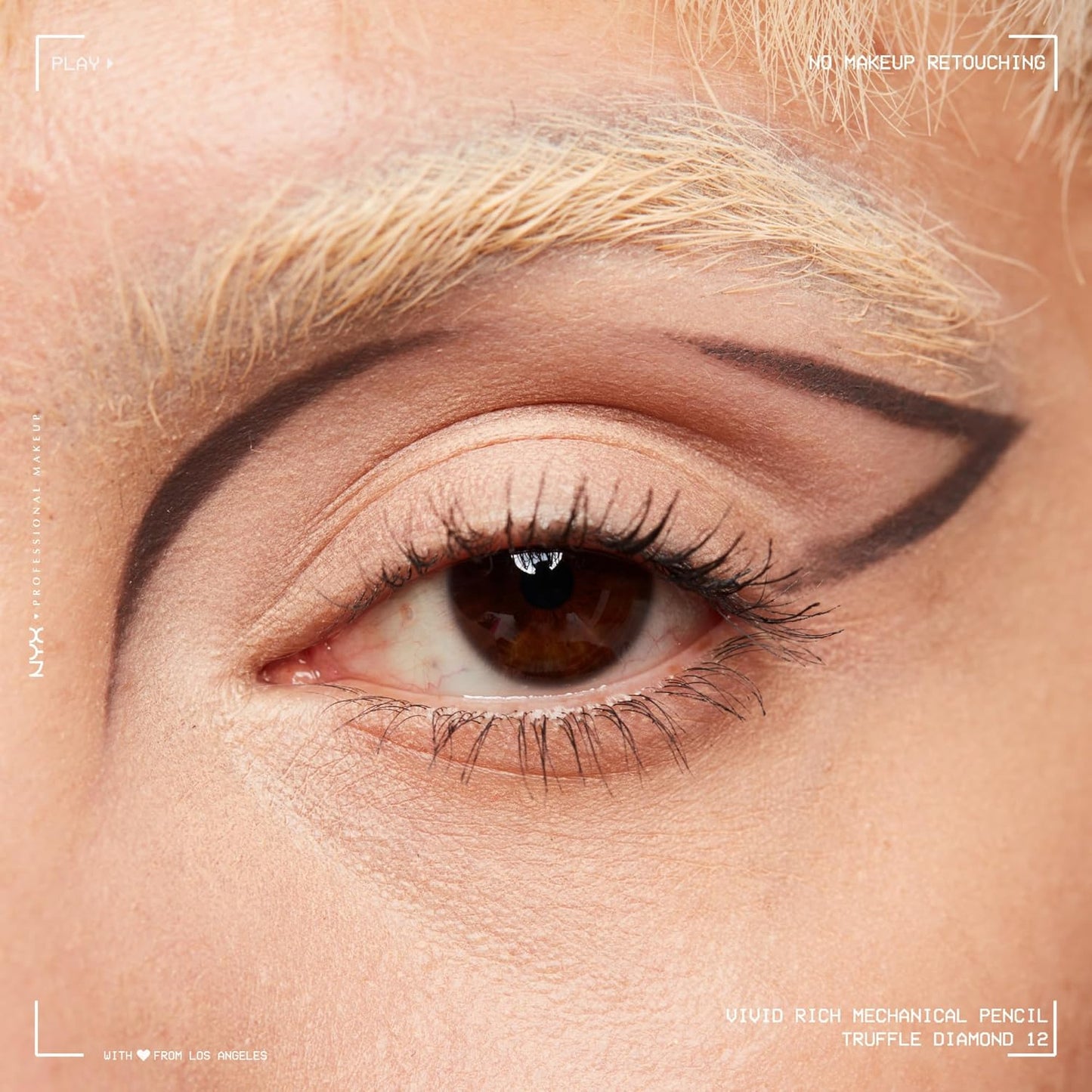 NYX PROFESSIONAL MAKEUP Mechanical Eye Pencil,Vivid Rich Mechanical, Creamy Retractable Eyeliner - Always Onyx, Black Eyeliner