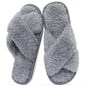 Evshine Memory Foam Fuzzy House Slippers for Women