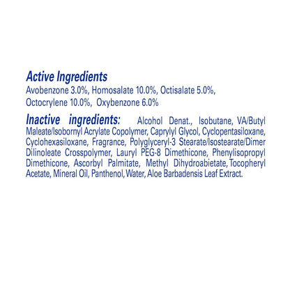 Banana Boat Sport SPF 50 Sunscreen Spray, 6 oz (2 Pack)