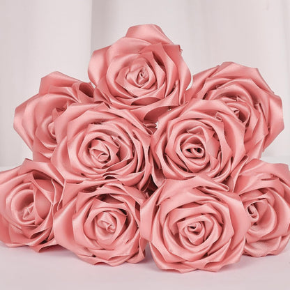 Mauproy Dusty Rose Satin Ribbon, 1-1/2 Inch, 50 Yards