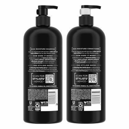 TRESemmé Rich Moisture Hydrating Shampoo & Conditioner Set 28 oz 2 Pack