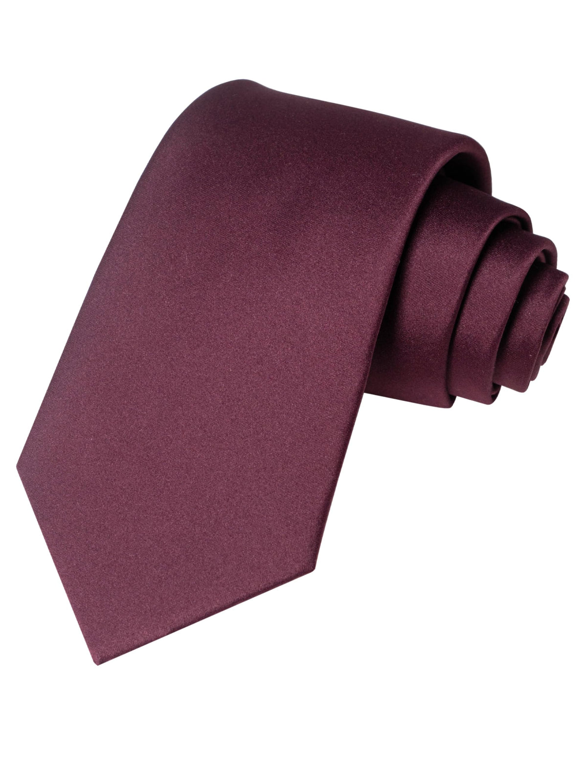 JEMYGINS Solid Color Tie Mens Necktie for Business and Wedding