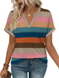 WIHOLL Womens Blouses Spring Tops Short Sleeve Shirts Dressy Casual Summer Vacation Fashion Clothing 2026