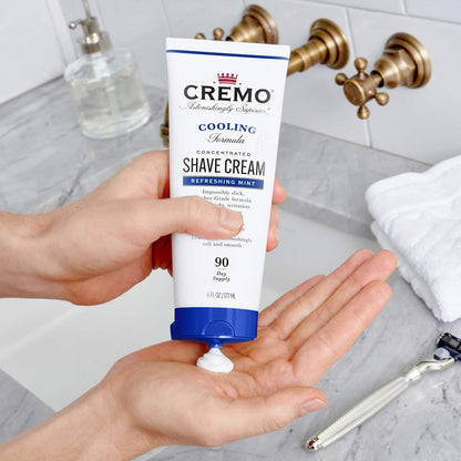 Cremo Shaving Cream for Men, Cooling, 6 Fl Oz