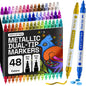 ARTISTRO Dual-Tip Acrylic Paint Marker Pens - Set of 36