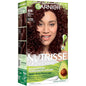 Garnier Nutrisse Ultra Crème Hair Color, Permanent Hair Dye with 100% Gray Coverage, Vegan & Cruelty-Free, 33 Darkest Golden Brown (Caramel Fudge), 1 Count