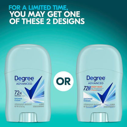 Degree Antiperspirant Deodorant Sexy Intrigue 72-Hour Sweat & Odor Protection Antiperspirant Deodorant For Women with Body Heat Activated Technology 2.6 oz (Pack of 2)