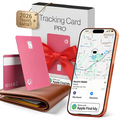 SPOTMINDERS Apple MFi Certified Wallet Tracking Card Black 4-Pack Travel Gifts for Him Works with Apple Find My Rechargeable Tracker IP68 Waterproof 0.07" Slim iPhone Item Finder for Luggage Passport