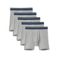 Amazon Essentials Men's Breathable Cotton Boxer Briefs, Tag-Free, Pack of 5