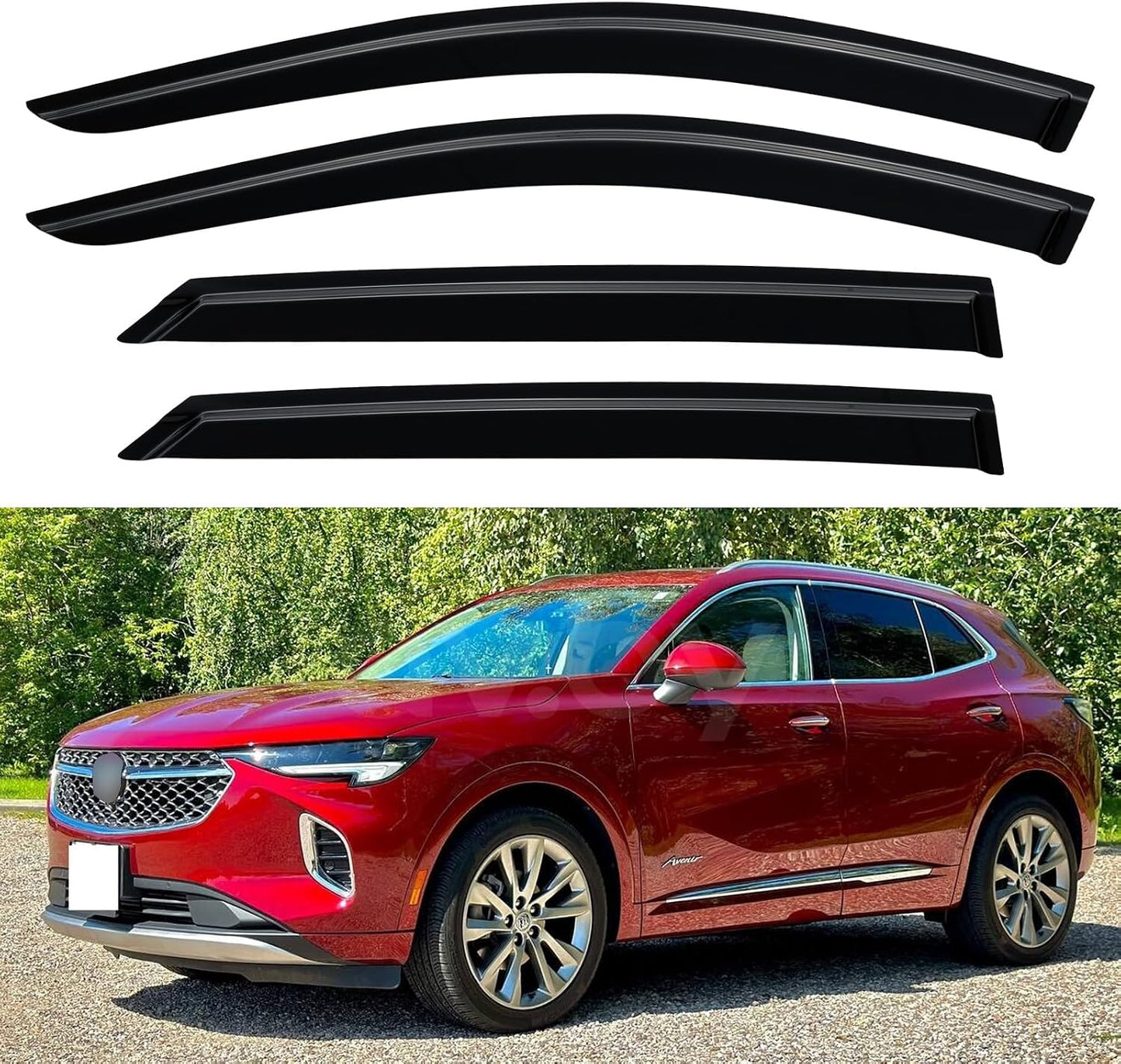 Window Visors Rain Guards for 2020-2025 Nissan Sentra