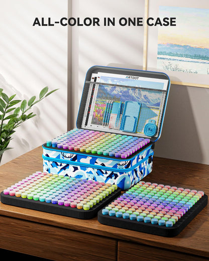 ARTDOT 60 Slots Storage Container for Diamond Art Kits for Adults, Portable Bead Storage Boxes for Diamond Painting Accessories and Tools