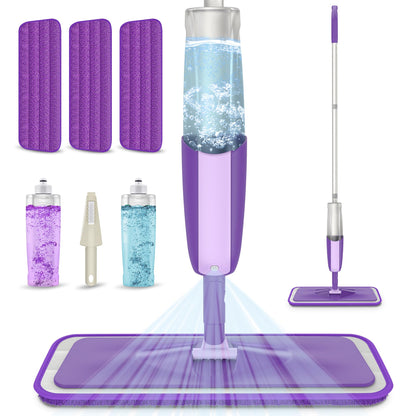 Spray Wet Mops for Floor Cleaning: Hardwood Floor Mop Refillable Dust Mop