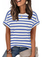 WIHOLL Womens Tops Short Sleeve Shirts Summer Outfits 2026 Spring Dressy Casual Clothes Clothing