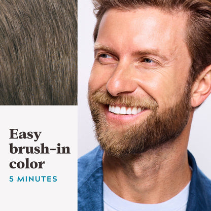 JUST FOR MEN Mustache & Beard Dye, Keratin, Medium Brown M-35 (1 Pack)