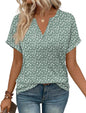 WIHOLL Womens Blouses Spring Tops Short Sleeve Shirts Dressy Casual Summer Vacation Fashion Clothing 2026