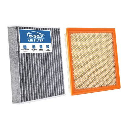 Engine+Cabin Air Filter Fit for 2014-2020 Rogue, 2017-2022 Rogue Sport
