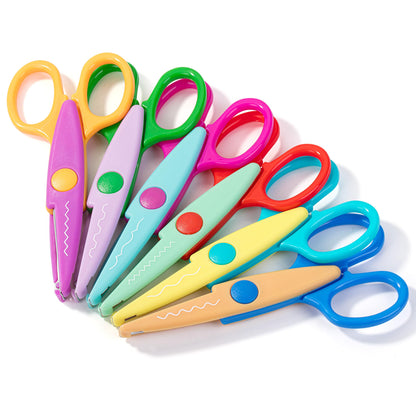 Mr. Pen- Craft Scissors Decorative Edge, 6 Pack, Bright Zig Zag Scissors