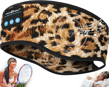 MUSICOZY Sleep Headphones Bluetooth Headband Headphones for Side Sleepers