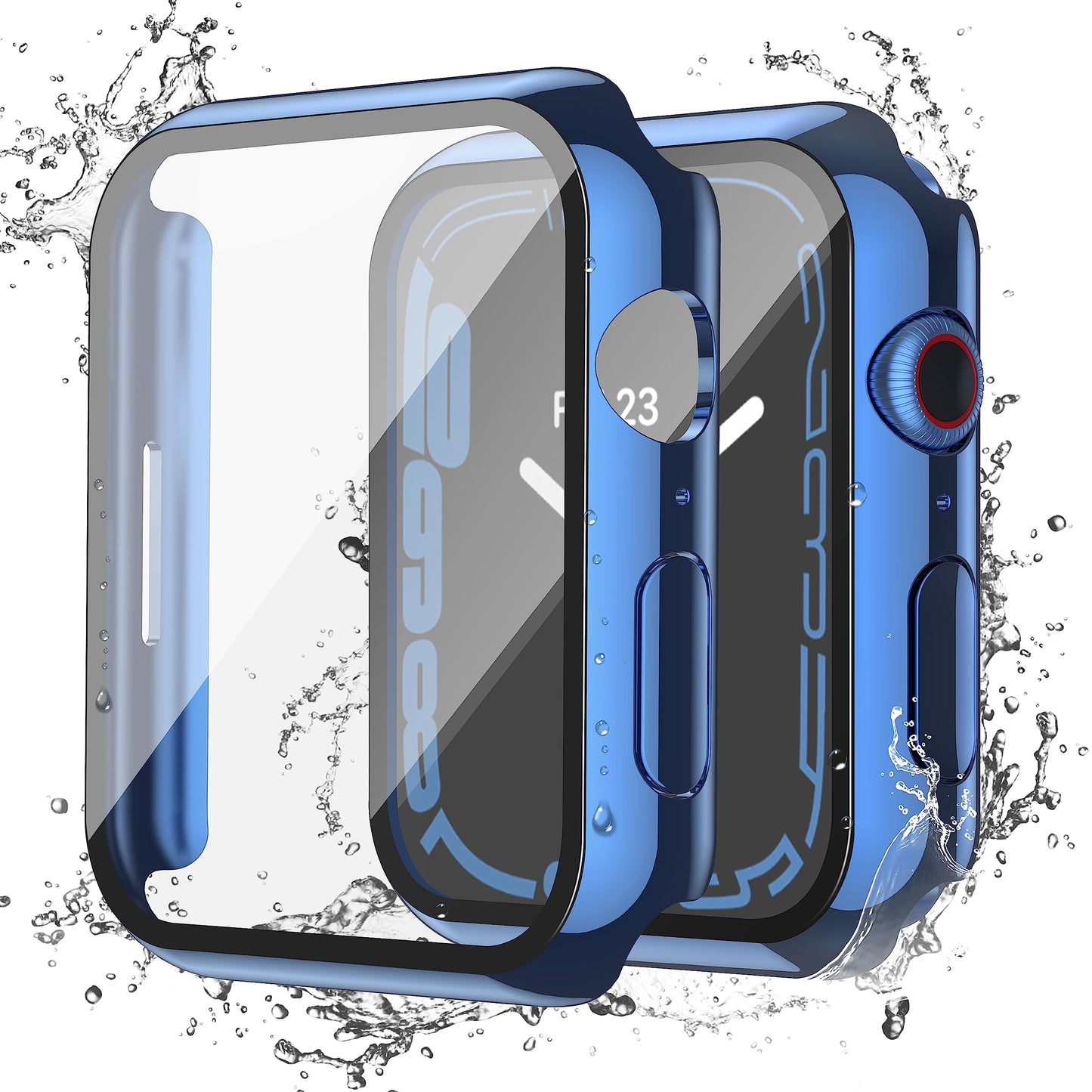 Misxi 2-Pack Waterproof Case for 46mm Apple Watch Series 11/10