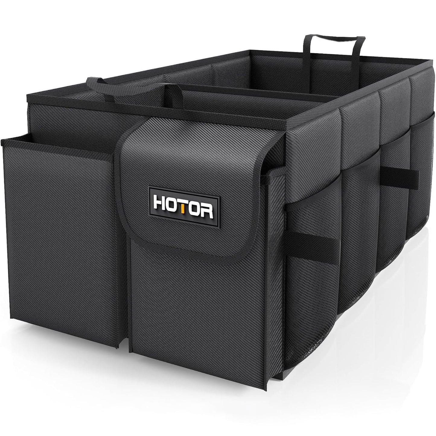 HOTOR Trunk Organizer - Foldable Car Organizer for SUVs & Sedans Storage
