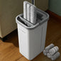 JOYMOOP Wall Mop and Bucket Set, Hands-Free Flat Floor Mop with 3 Washable Microfiber Pads, Wet and Dry Use, Ideal for Home and Commercial Floor Cleaning