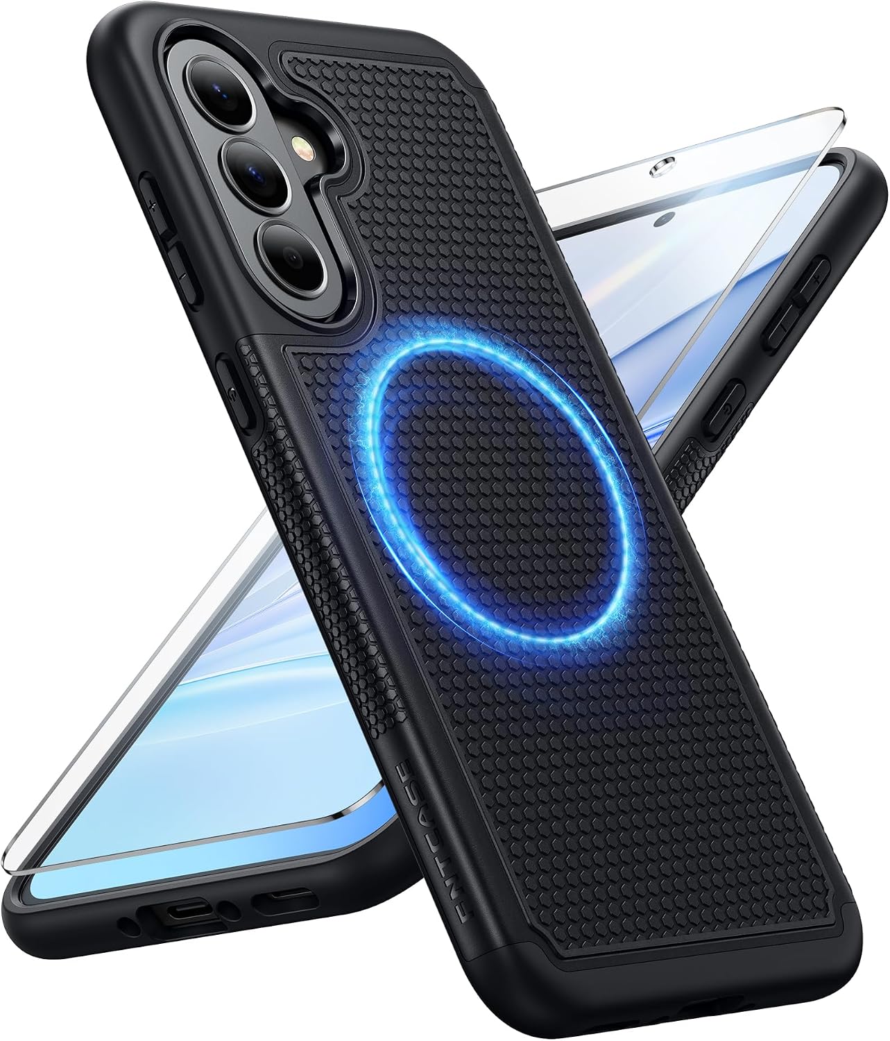 FNTCASE for Google Pixel 10 / Pixel 10 Pro Case: Soft TPU Non Slip Blue