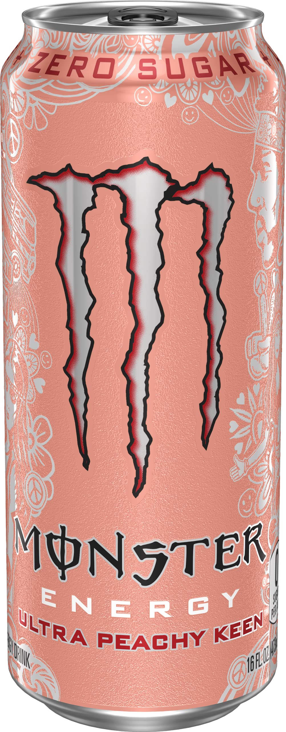 Monster Energy Zero Ultra, Sugar Free Energy Drink, 16 Ounce