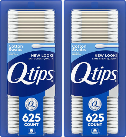 Q-tips Cotton Swabs For Hygiene and Beauty Care Original Cotton Swab Made With 100% Cotton 625 Count