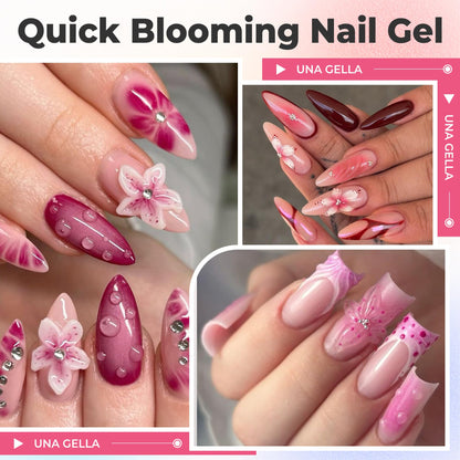 UNA GELLA 15g Nail Glue for Press On Nails with 20ml Nail Glue Remover Kit