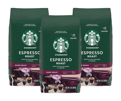 Starbucks Ground Coffee, Dark Roast Coffee, Italian Roast, 100% Arabica, 1 bag (18 oz)