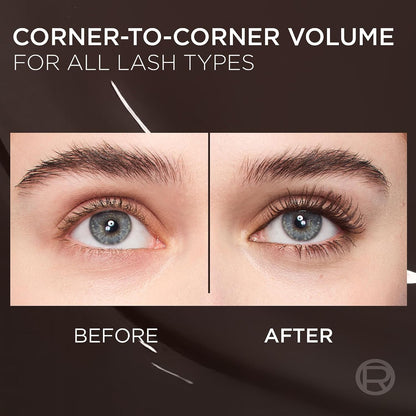 L'Oreal Paris Voluminous Panorama Chromatic Mascara, Volumizing and Lengthening Brown Mascara, Longwear, Smudge-Resistant and Washable, 705 Brown Leather