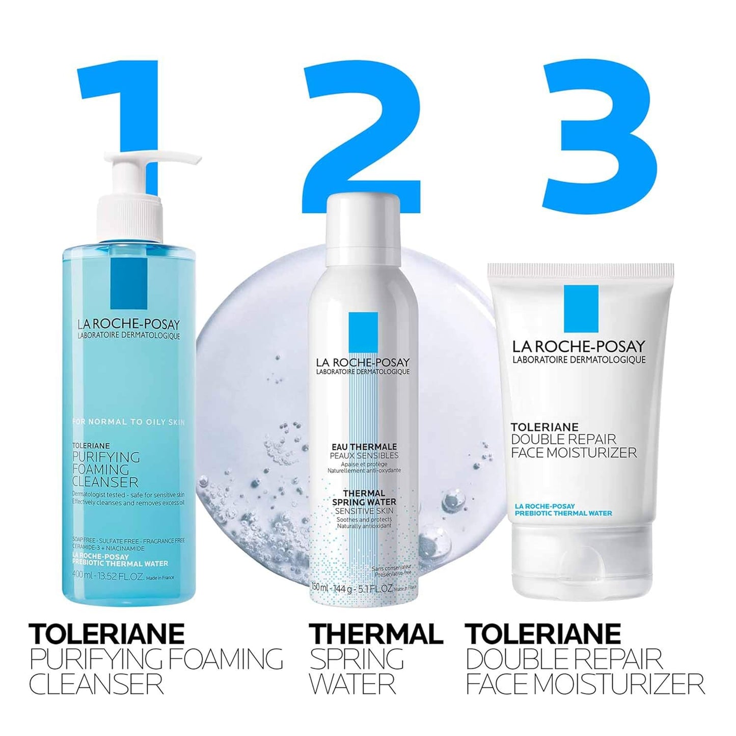 La Roche-Posay Toleriane Purifying Foaming Facial Cleanser with Niacinamide
