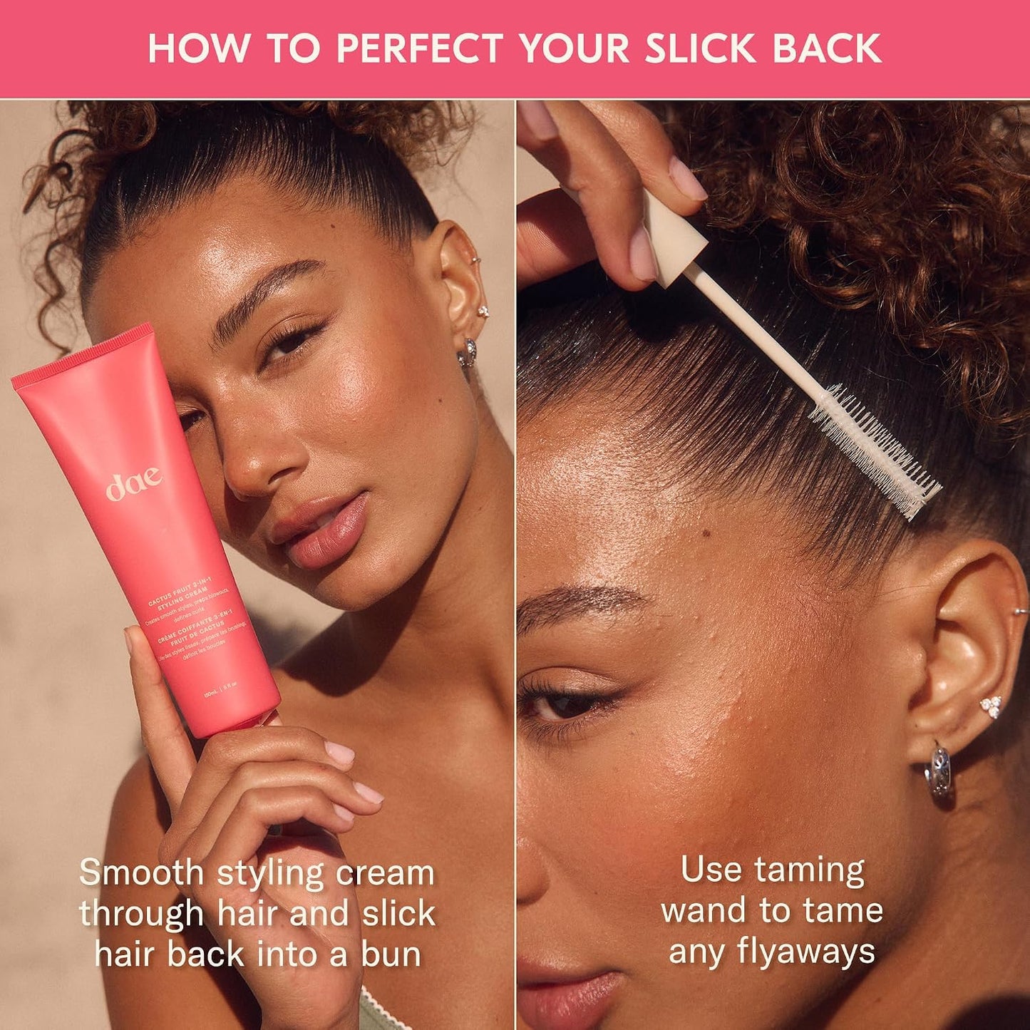 DAE Cactus Fruit 3-In-1 Styling Cream - Smooths Styles & Preps Blowouts