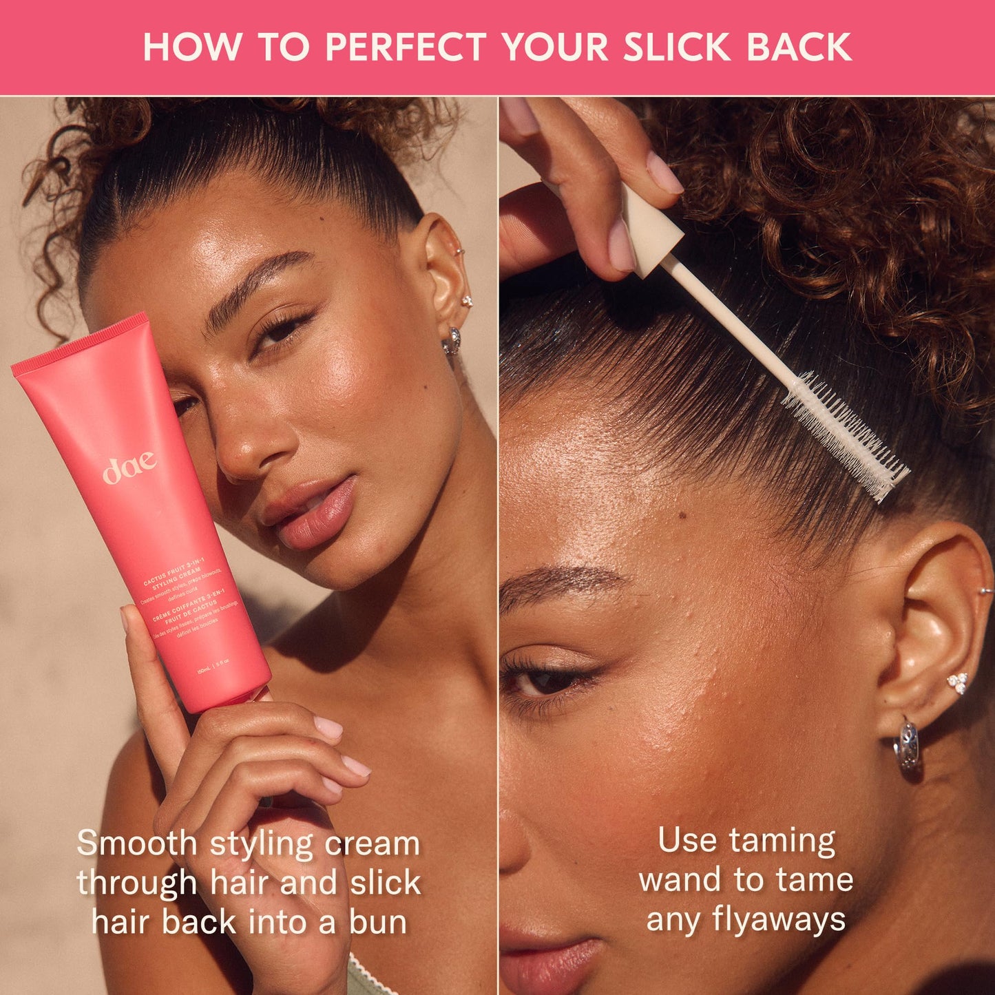 DAE Cactus Fruit 3-In-1 Styling Cream - Smooths Styles & Preps Blowouts