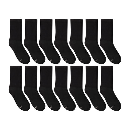 Hanes Women's Crew, Ankle, and No-Show Moisture-Wicking Cushioned Athletic Socks (14 Pack)