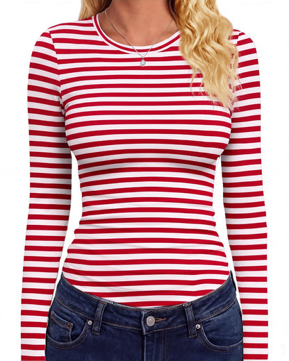 GAYHAY Long Sleeve Shirts for Women Tops Fitted Clothes Fall Fashion 2026